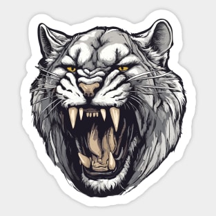 Sabertooth Tiger Sticker